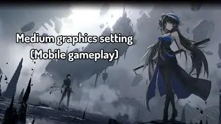 Wuthering waves on medium graphic settings | mobile gameplay (IPhone XR)