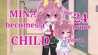 mina becomes her child self!? || part 1/2 || 🤏 tgcko?? || SHORT & RUSHED (SORRY) || mha glmm ||