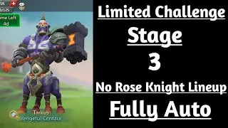 Lords mobile limited challenge tarkus past stage 3 auto|Vengeful Centaur stage 3 auto