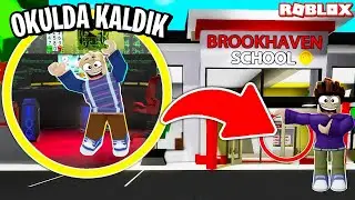 We Spent the Night at School Sneaking in!! - Roblox Brookhaven