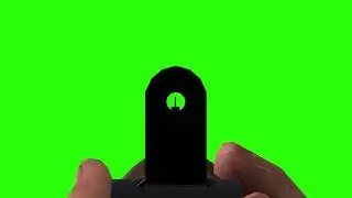 M9K - FN FAL Assault Rifle in First Person [GREEN SCREEN]