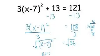 Solving Quadratics Using Square Root Property