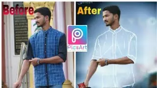 Invisible clothes designing in @PicsArt 2k19.