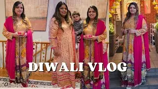 Celebrating Diwali with a friend | Pakistani Family in Canada
