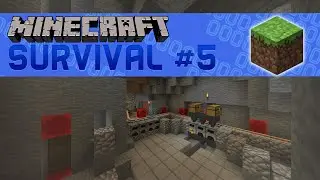 Oktacraft Survival #5 - Elevator to the furnace room