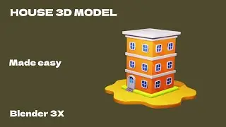 simple 3d house modeling in blender 3x || easy guide