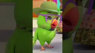 Main Tota Hare Rang Ka, मैं तोता #shorts #hindirhymesshorts #talkingparrot #educational #shortvideo