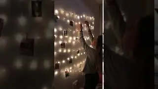Campanilla - Guirnalda de luces led con pinzas de Flamingueo