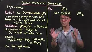 Tensor products of bimodules.