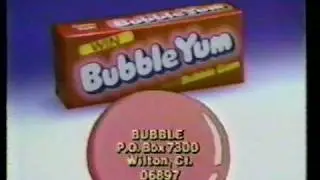 Bubble Yum Gum Commerical 1988