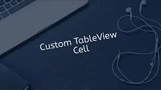 How to create custom tableview cell in swift ios