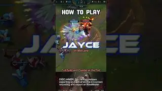 How To Play Jayce (Mid) - League of Legends (Shorts)