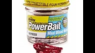 Мотыль Berkley Maxi Power Blood Worm крупный 100шт. (1092475)