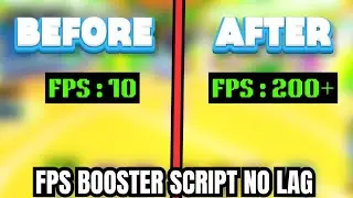 [NO KEY] 💥 Roblox Anti Lag Script || FPS Booster 200++ NO LAG Universal Script | Potato Graphics