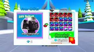 ✨ТРЕЙД САМОЙ ДОРОГОЙ ЭКСЛЮЗИВКИ GHOST CAMERAMAN в Toilet Tower Defense РОБЛОКС ROBLOX