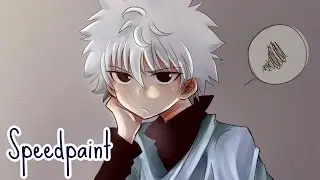 Killua y Gon de Peluche [HxH] [SpeedPaint]