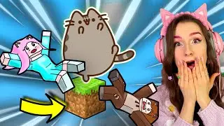 WE AND PUSHEEN ENDED UP ON ONE BLOCK!