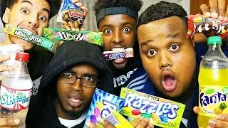 BRITISH TRYING AMERICAN CANDY!!