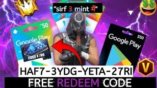 Free Redeem Code 💎 Free Fire RedeemCode Today 🔥😱2000/- Free RedeemCode😎