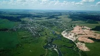 Село Ичалки.  Ичалковская ГЭС.  Ичалковский карьер.