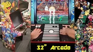 32 Inch DIY MAME Arcade Cabinet Build - Pi Powered