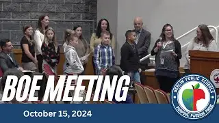 Berlin Board of Education Meeting 10/15/24