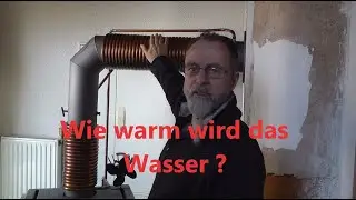 Kupferrohr Spirale Temperatur und der Schornsteinfeger war da