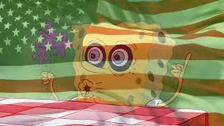 I need water from Spongebob but it's vocoded to the US national anthem