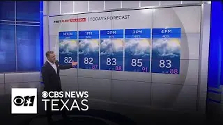 Showers, isolated storms possible across North Texas on Labor Day