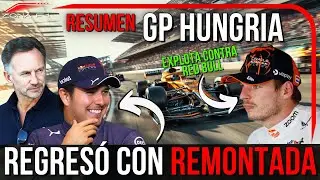 ¡Drama: Checo regresa, Max furioso! | GP Hungría