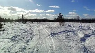 In the Kittilä parish village Kotivuoma an open field-like area, Kittilä Lapland (March 2026).