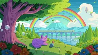 Purrple Cat - Happy Place