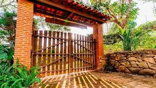 55 WOODEN GATES to make the ENTRANCE of your COUNTRY HOUSE more beautiful