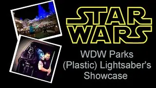 WDW Disney Parks (plastic) $40 Lightsaber Showcase | Star Wars | Empire | Jedi