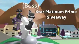 Roblox Project Jojo: Star Platinum Prime Giveaway (ENDED)