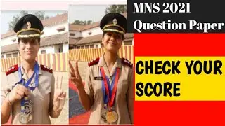 MNS 2021 Question Paper | first Shift MNS Paper