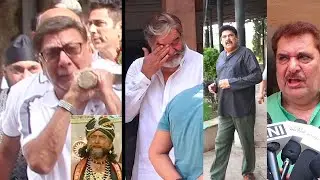 Shakuni Mama Gufi Paintal Last Rites With Mahabharata Cast Crying Around Him