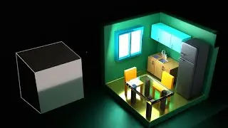 Blender 3D | Create Isometric Kitchen in Blender