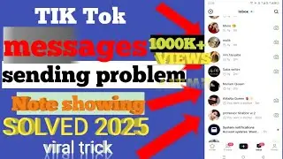 TikTok Message Problem Solved | Fix TikTok Message Problem | How to Send Message Anyone On TikTok