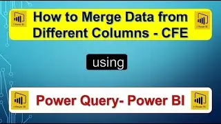 Merge Data from Different Columns with Columns with Example