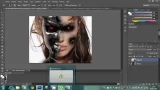 Tuto photoshop terminator face