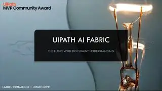 UiPath AI Fabric with Document Understanding | AI Powered Document Processing | 