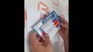 Pincéis de quadro branco testados em nossas lousas de aço