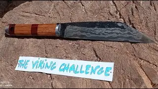 The Viking Challenge/the Scramasaxe /Damas forging by hand