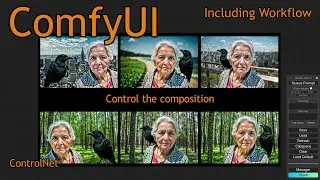 ComfyUI  photoshop img2img composition workflow  