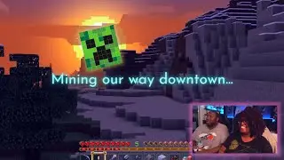 Attempting to relearn Minecraft and sing through our failures...it's been a while...