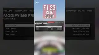 #F123 COTA Setup! 🏎️ #shorts