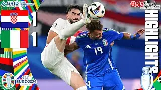 Hasil EURO 2024 - Gol Menit 98 Batalkan Kemenangan Kroasia, Italia Lolos ke 16 Besar