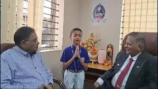 APS 5th Class student can recite any chapter of Bhagavad Geeta, spontaneously.