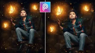 PicsArt Glowing Butterfly Photo Editing | Magic Glowing Butterfly Editing 2021